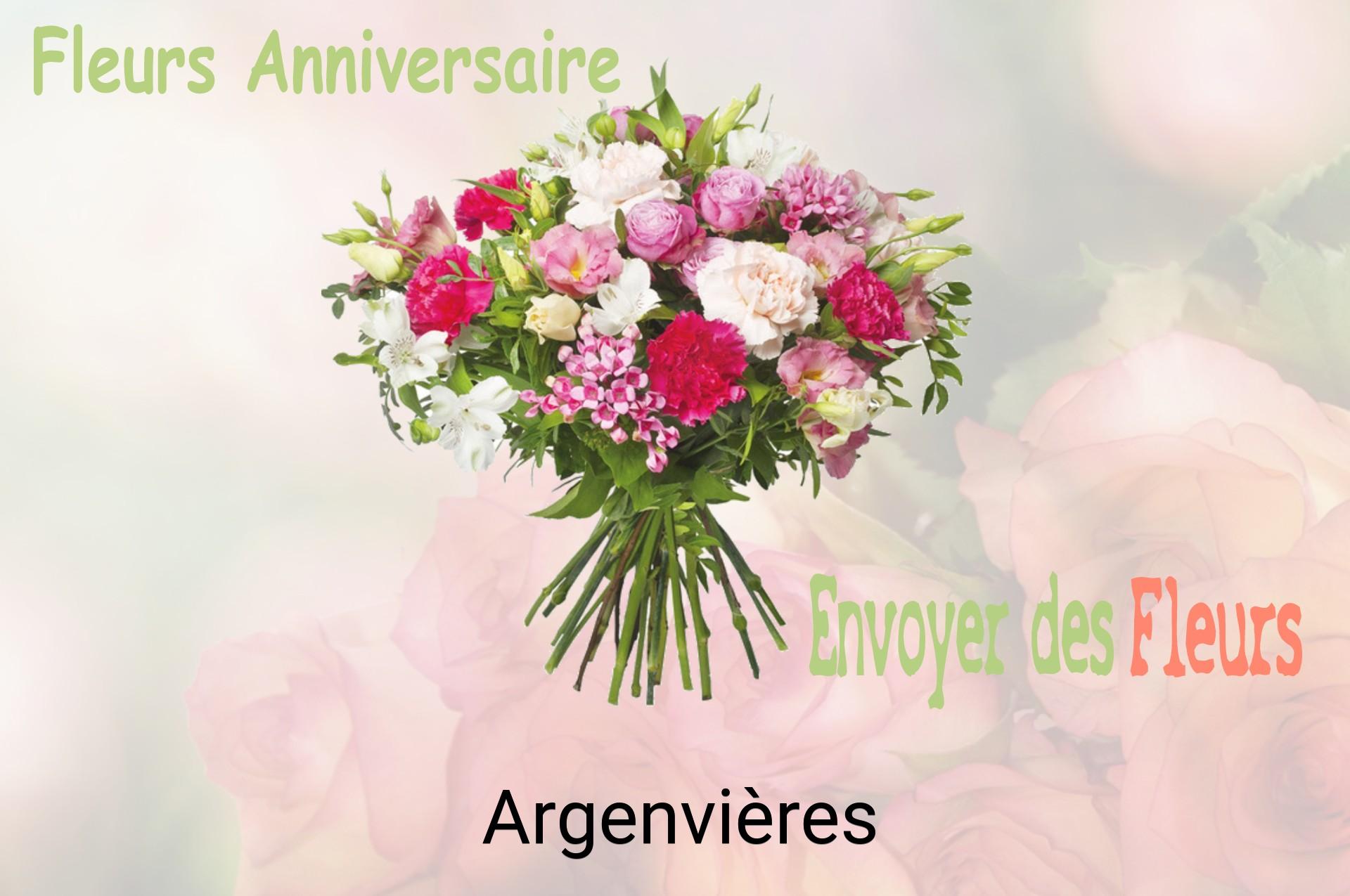 Bouquet de fleurs d’anniversaire livré à Argenvières